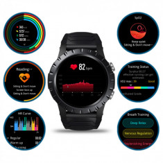 Smartwatch Zeblaze Stratos Negru, 1.32 , GPS, Ritm cardiac, Saturatie oxigen, Stres, Calorii, Busola, 580mAh