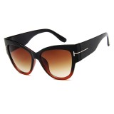 Ochelari de soare pentru femei, 9778, black / brown