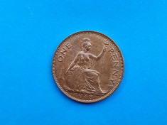 1 Penny 1948 Anglia-AUNC-UNC-in realitate arata bine!! foto