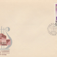 1968 Romania - FDC Centenarul Filarmonicii George Enescu, LP 682