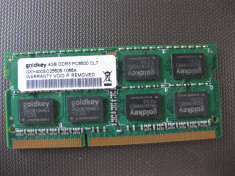 ram laptop 4 gb ddr3 1066 mhz GOLDKEY PC8500 CL7 ,functional foto