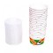 Bol Supa din Carton + Capac, 591ml, 20 oz, Set 100 bucati