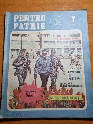 revista pentru patrie iulie 1992 foto
