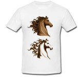 Cumpara ieftin Tricou &quot; Horse heads &quot;