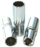 Cheie Tubulara Spline 1/2&quot;, CrV 22mm, Lungime 76mm
