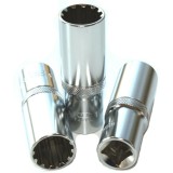 Cheie Tubulara Spline 1/2", CrV 22mm, Lungime 76mm