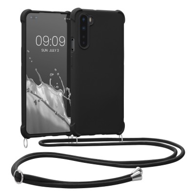 Husa pentru OnePlus Nord, Silicon, Negru, 55677.01 foto