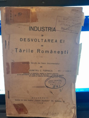 INDUSTRIA SI DESVOLTAREA EI IN TARILE ROMANESTI - D.Z. FURNICA foto