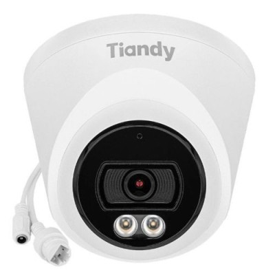 Camera IP Color Maker Turret Tiandy, 4MP, Lentila 2.8mm, LED 15m, Microfon, MicroSD, PoE, IP66 - TC-C34XP-WEY-28 SafetyGuard Surveillance foto