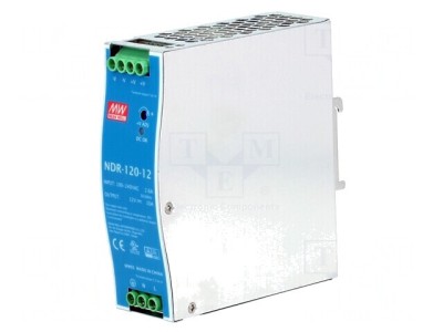 Alimentator Pulsatoriu Șină DIN Slim 120W 12V 10A foto