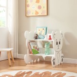 Raft pentru copii &icirc;n forma de ursulet T&aring;rnby, alb, 2 polite