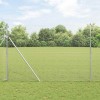 VidaXL &Icirc;ngrădire cu st&acirc;lpi Argintiu 1.6 x 25 m Oțel