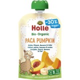 Piure din dovleac piersici banane si ovaz fara gluten pentru copii 6 luni, eco