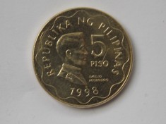 5 PISO 1998 FILIPINE