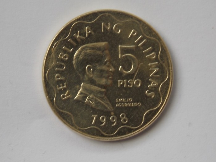 5 PISO 1998 FILIPINE