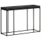 Masă consolă, negru, 110x35x76 cm, lemn masiv acacia și mango