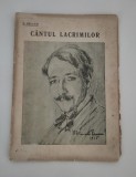 Carte veche C Seche Cantul lacrimilor Versuri carte rara
