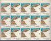 ROMANIA 1981 TARGUL INTERNATIONAL BUCURESTI VINIETE BLOC DE 15 VINIETE MNH, Nestampilat