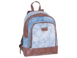 Rucsac fete pentru plimbari,albastru,27x29x9 cm