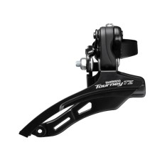Schimbator Fata Shimano FD-TZ500-DS6 - 3 x 6/7 Viteze, tragere dubla, Negru Ultimate FactoryBikes