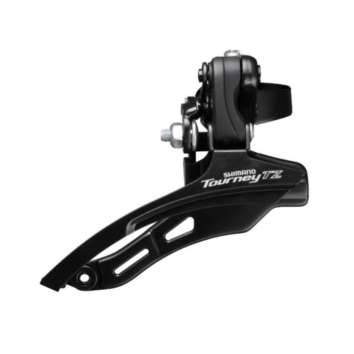 Schimbator Fata Shimano FD-TZ500-DS6 - 3 x 6/7 Viteze, tragere dubla, Negru Ultimate FactoryBikes