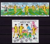 Cumpara ieftin RO 1996 LP 1409+1410 &quot;Turneul Final CE Fotbal Anglia&quot; , serie+ colita 300, MNH, Nestampilat