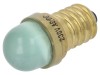 Lampă LED Verde POLAM-ELTA E14 230V AC, Bec LED