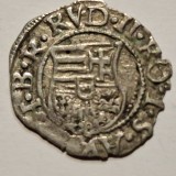 Ungaria Denar Argint 1588 Rudolf II - Moneda Veche Argint
