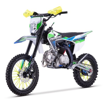 Motocicleta cross 125cc Mini Rocket DT 17/14&amp;amp;quot; 4T benzina albastru foto
