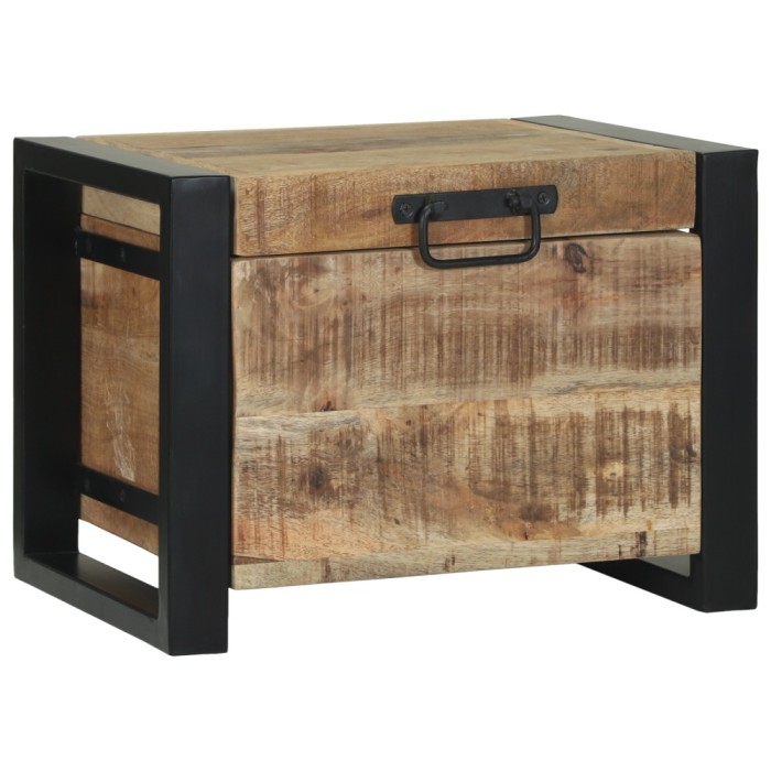 vidaXL Lade de Depozitare Maro 40 x 30 x 30 cm Lemn masiv de mango