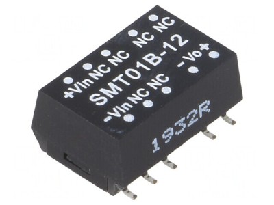 Convertor DC/DC 1W 18-36V la 12V SMD foto