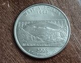 M3 C50 - Quarter dollar - sfert dolar - 2005 - West Virginia - D - America USA