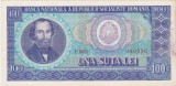 Bancnotă Rom&acirc;nia 100 lei 1966 Nicolae Bălcescu, F.0007 060956