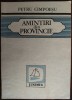 PETRU CIMPOESU: AMINTIRI DIN PROVINCIE (VOLUM DE DEBUT 1983)[DEDICATIE/AUTOGRAF]