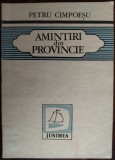 PETRU CIMPOESU: AMINTIRI DIN PROVINCIE (VOLUM DE DEBUT 1983)[DEDICATIE/AUTOGRAF]
