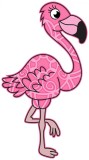 Cumpara ieftin Sticker decorativ, Flamingo, Roz, 85 cm, 7175ST, Oem