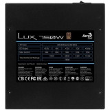 Sursa LUX750, 750W, 20+4 pin ATX ATX Black, Aerocool