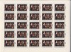 Russia USSR 1983 Belarus paintings, 5 full sheets, 25 complete series, MNH S.233, Nestampilat