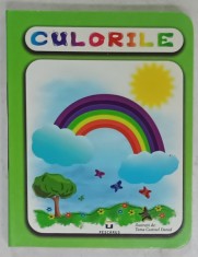 CULORILE , CARTE PENTRU COPII , PAGINI CARTONATE , FORMAT MIC , ANII &amp;#039;2000 foto