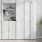vidaXL Dulap &icirc;nalt, alb, 40x42,5x185 cm, lemn prelucrat 3281399