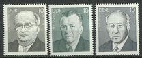 B0430 - Germania DDR 1984 - Personalitati 3v neuzat,perfecta stare