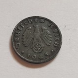 Moneda Germania Nazista 1 Reichspfennig 1943 B Viena - Numismatica WW2