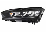 Far SKODA ENYAQ, 02.2021-, partea stanga, HELLA, LED+WY21W; electrical; fara unitate control LED; cu motor; LED; fara the Skoda Crystal Lighting mark