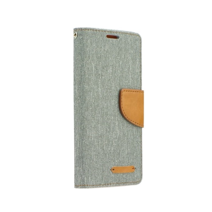 Husa Pentru SAMSUNG Galaxy J1 2015 - Denim Canvas TSS, Gri