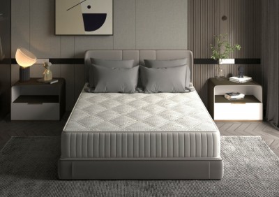 Saltea cu memorie Somnart Silver Relax 200x200, inaltime 24 cm, husa cu ioni de argint, cu manere, fermitate medie foto