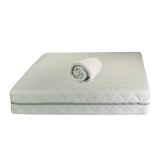 Cumpara ieftin Set Saltea ortopedica, Terra Standard Spring Comfort 180x200x26cm, cu plasa de arcuri Bonell, husa detasabila tricot, hipoalergenica, fermitate mediu