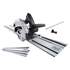 Fierastrau circular de mana cu sina de ghidaj TAS55-BE Scheppach 58018089944, 1200 W, O160 mm