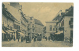 180 - SIBIU, Tramway, Romania - old postcard - used - 1916, Circulata, Printata