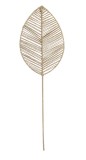 Cumpara ieftin Set 8 frunze decorative hartie natur metal Wanda 34x110h