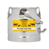 Bidon inox pentru transport lapte, cu capac tip clips, 10&nbsp;litri :: 10&nbsp;litri